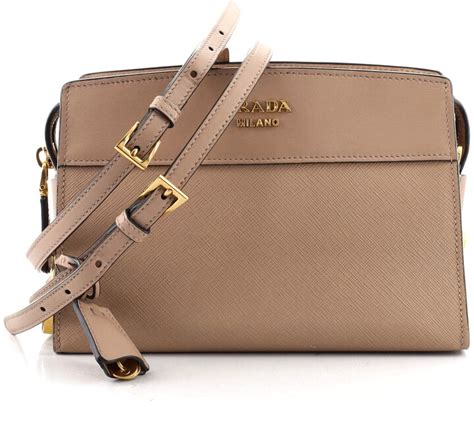 Prada Esplanade Crossbody Bag Saffiano with City Calf Small 